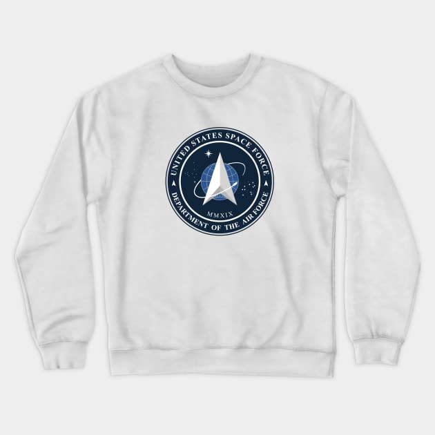 OFFICIAL SPACE FORCE EMBLEM Crewneck Sweatshirt by SpaceForceOutfitters